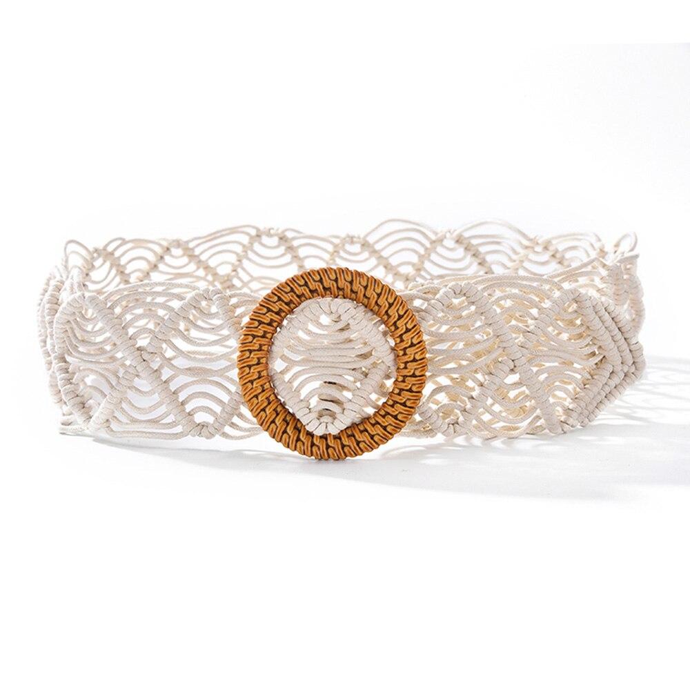 

Жіночий ремінь, модний ретро, ​​воскова мотузка, плетена на талії, етнічний стиль, надширока на талії, дуже широка на талії, у поєднанні зі спідницею, поясом для пальто 105cm