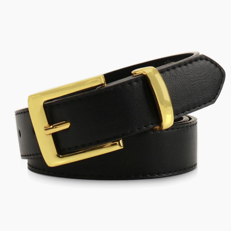 New Simple and High-end Metal Belt for Women, Versatile Jeans Decoration Belt, European and American CHI Fashion Women's Belt