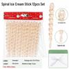 Acrylic Snowflake Ice Strips Hanging Christmas Tree Decoration Set