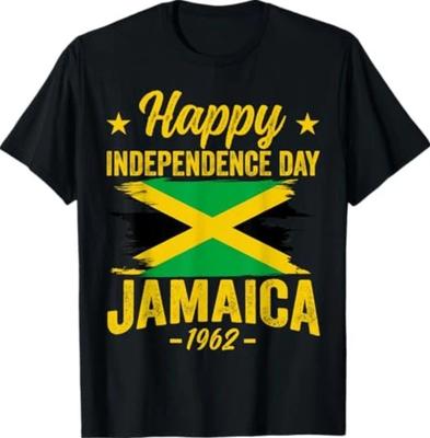 Glücklicher Unabhängigkeitstag Jamaika Gegründet 6. August 1962 Jamaikanische Flagge T-Shirt