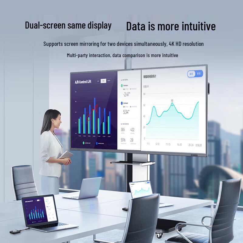 BOEGAM 4K Wireless HDMI Screen Mirroring Device (CN Version)