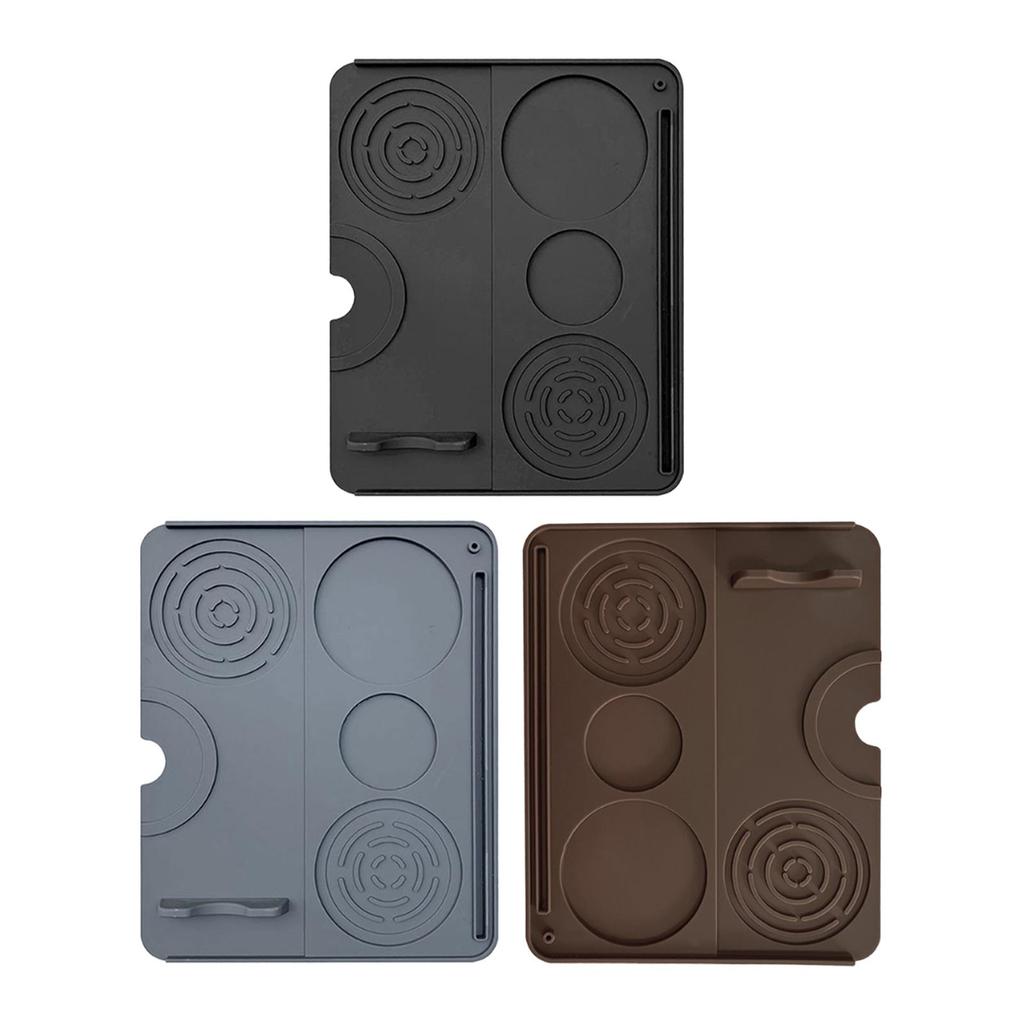 Espresso Tamper Mat Silicone Tool Tamp Station Mat for Counter Bar Office