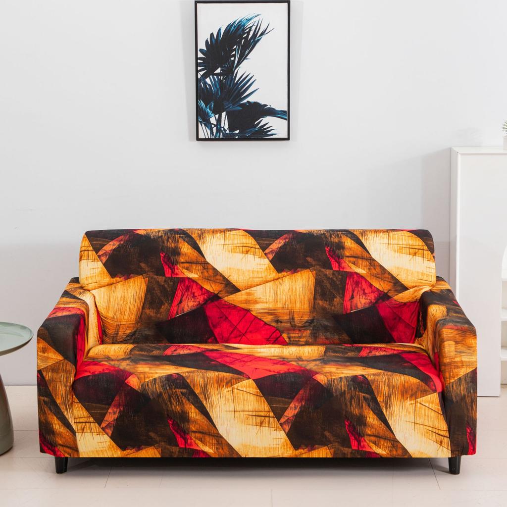 Four Seasons Elastic All Inclusive Sofa Cover Printed Anti Cat Scratch Sofa Cover Full Cover Combination Anti Slip Cover