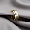 Cold Wind Double Layer Open Ring Female Hollow Irregular Line Ring Index Finger Ring