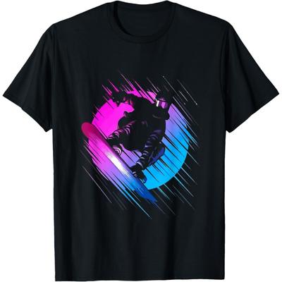 Ski Snowboard Skiing Snow Mountain T-Shirt