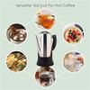 Stainless Steel Electric Coffee Percolator 110v 220v Coffee Maker Pot Cafe  Maker Coffee Tools Gift for Coffee Lovers 12Cups