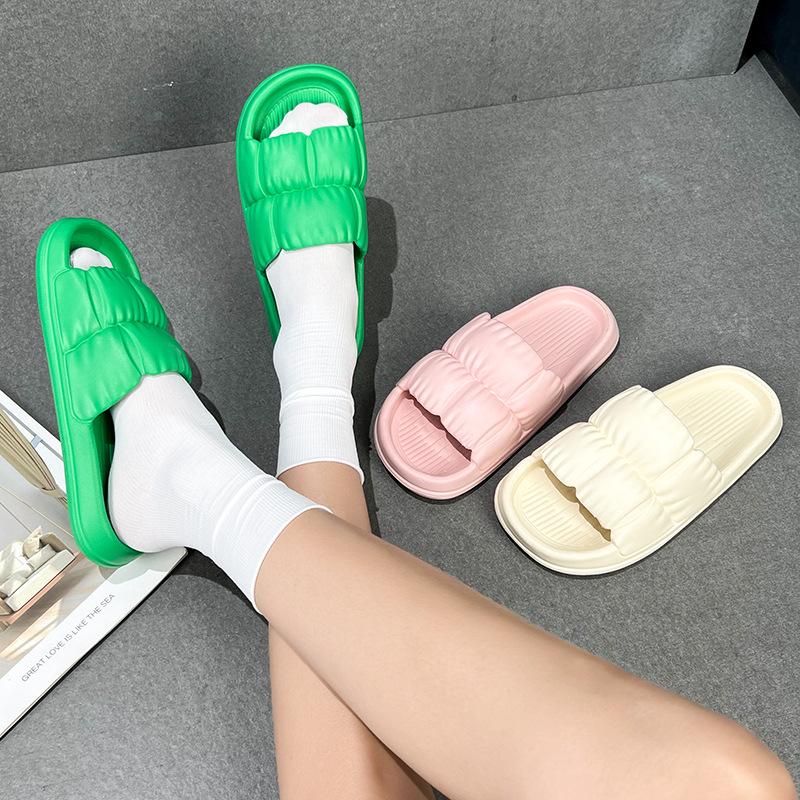 Summer Soft-Soled Petal Slippers: Non-Slip, Comfortable Home Sandals for Bathroom