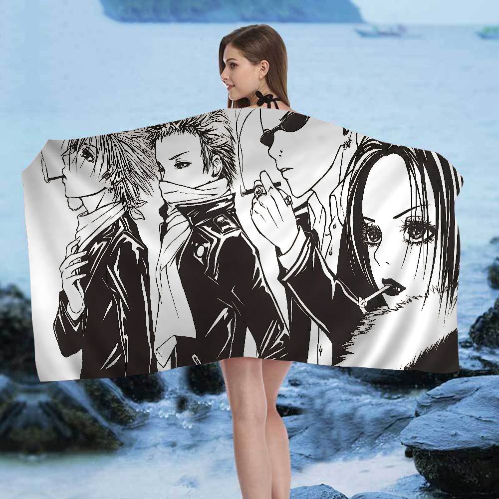 Nana Anime Bath Towel Microfiber Soft Water Absorbing Breathable For Girl Kids Decorative Cartoon Beach Towel