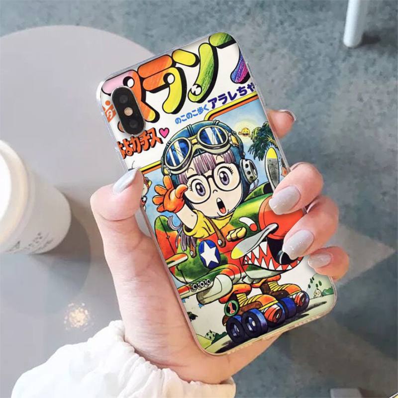 Yinuoda Cartoon Dr Slump Arale Phone Case for iPhone 11 12 13 Mini Pro XS MAX 8 7 6 6S Plus X 5S SE 2020 XR Case
