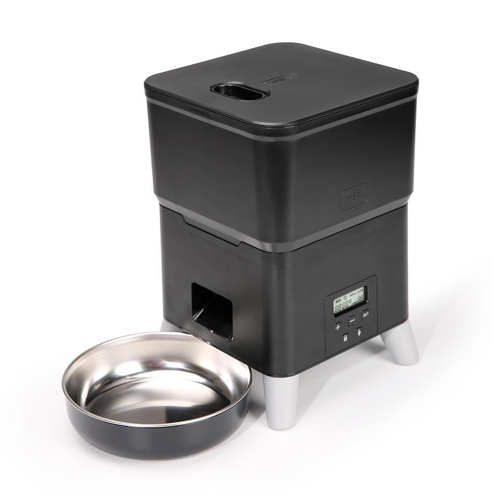 

Smart Pet Feeder: 2L WiFi-Timed Dog & Cat Food Dispenser with Memory Function No Adapter