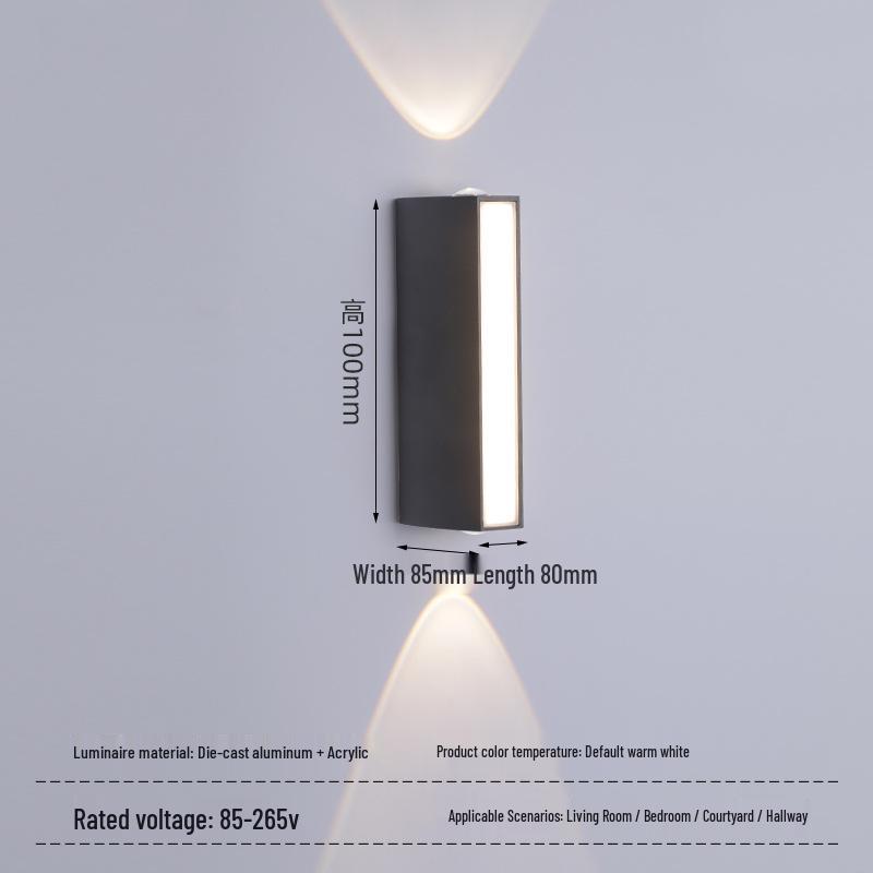 Modern LED Waterproof Outdoor Wall Lamp – Creative Design for Corridor