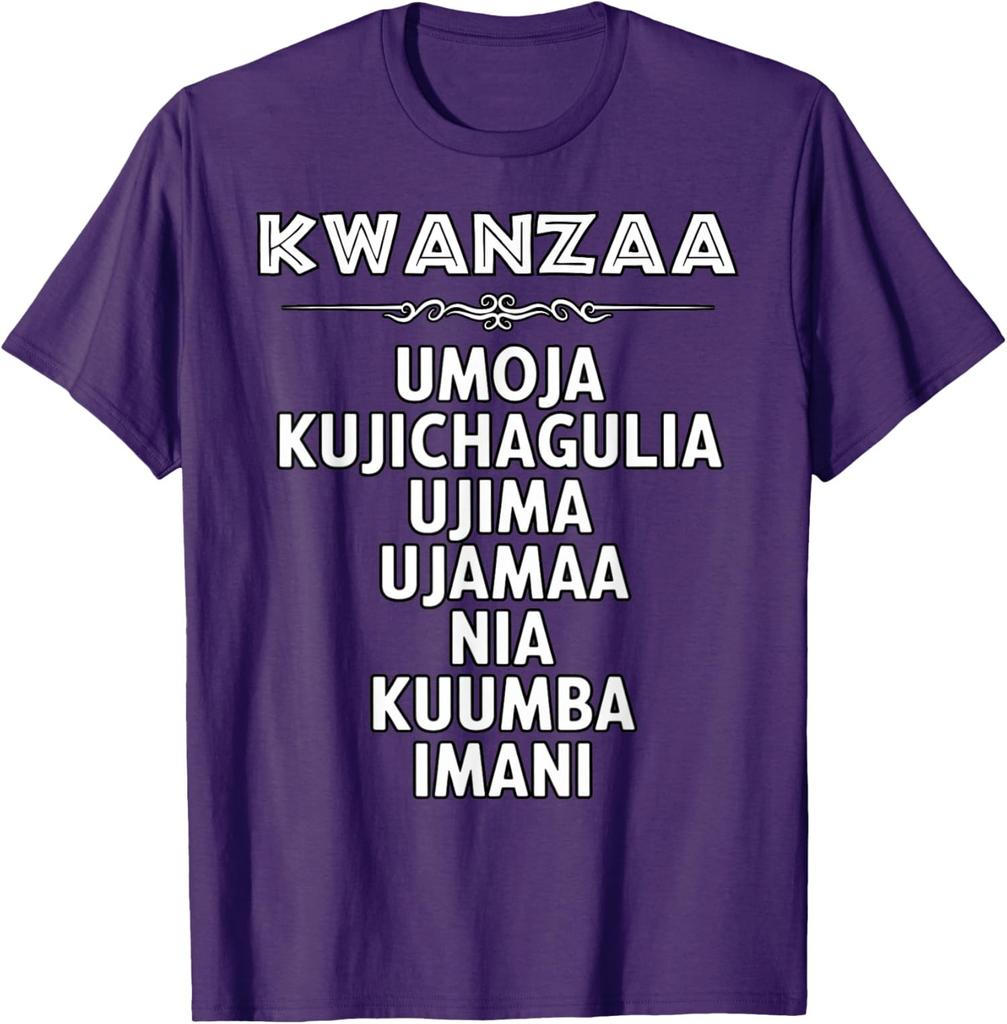 Seven Principles of Kwanzaa Africa Design Unisex T-Shirt
