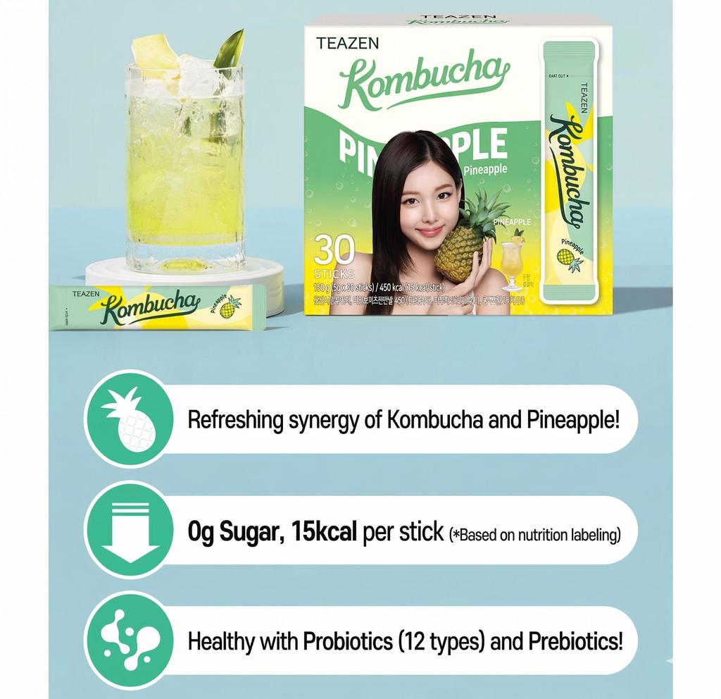 Teazen Teazen Kombucha Pineapple