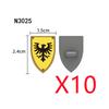 MOC Medieval Building Blocks Character Accessories Shields Armor Vests Warhorses Flags Set Mounts Toy Gifts Compatible Bricks
