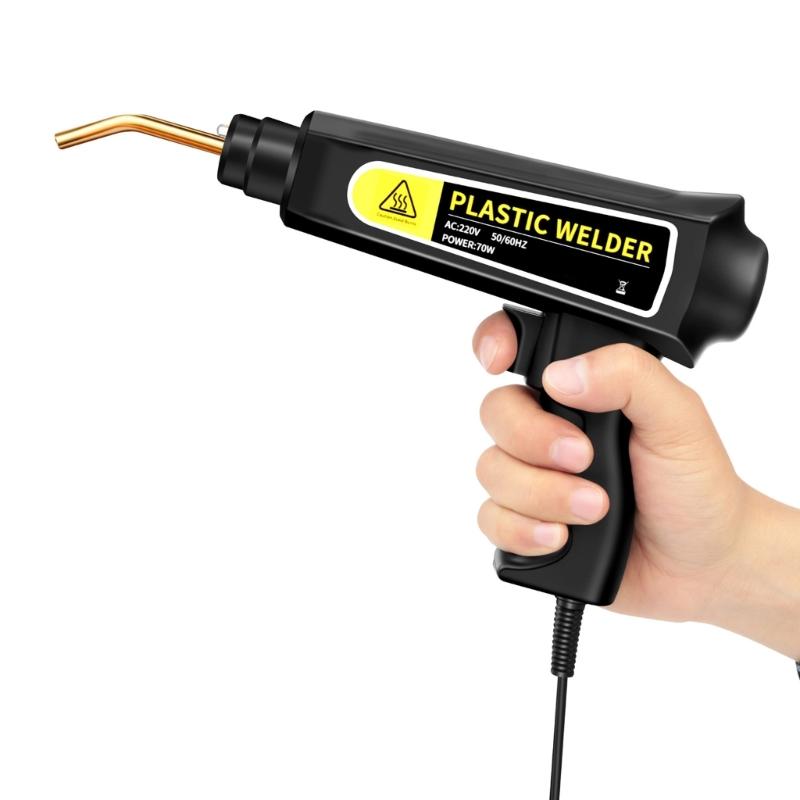 Plastic Repair Kit Welding Machine 70W Plastic Welder Hot Stapler for Most Plastic Repair Soldering Kit with Hot Staple