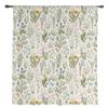 Vintage Herbaceous Floral Butterfly Flower Tulle Curtains Living Room Kitchen Window Decoration Chiffon Voile Sheer Curtain