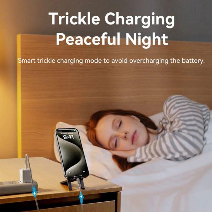 Chargeur pour prise UE, GaN, 20W, Type-C, Smart Charging - Vention (FEPWW0-EU) - Blanc