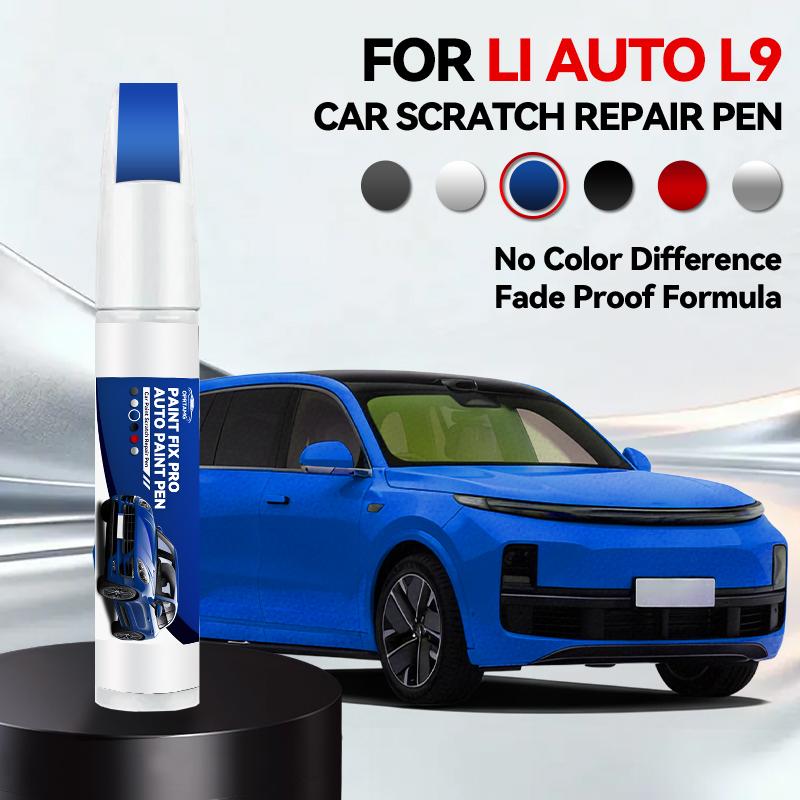 Für LI AUTO L9 1990-2026 Lackreparaturstift Ausbesserungsstift Kratzerentferner DIY Autozubehör Schwarz Weiß Silber Blau Rot