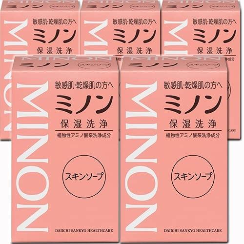 

Daiichi Sankyo Healthcare MINON Skin Soap 80 г, набор из 5 штук — нежное очищение для чувствительной кожи