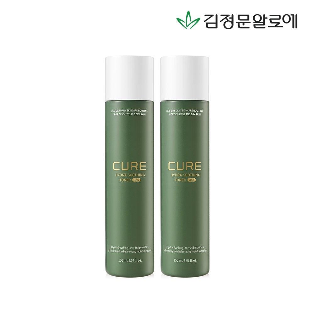 

[Алоэ Ким Чон Мун] Cure Hydra Soothing 365 Тонер 150 мл x 2
