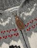 Sseomweeobeoteo Penguin Cowhichan Zip-Up - Gray