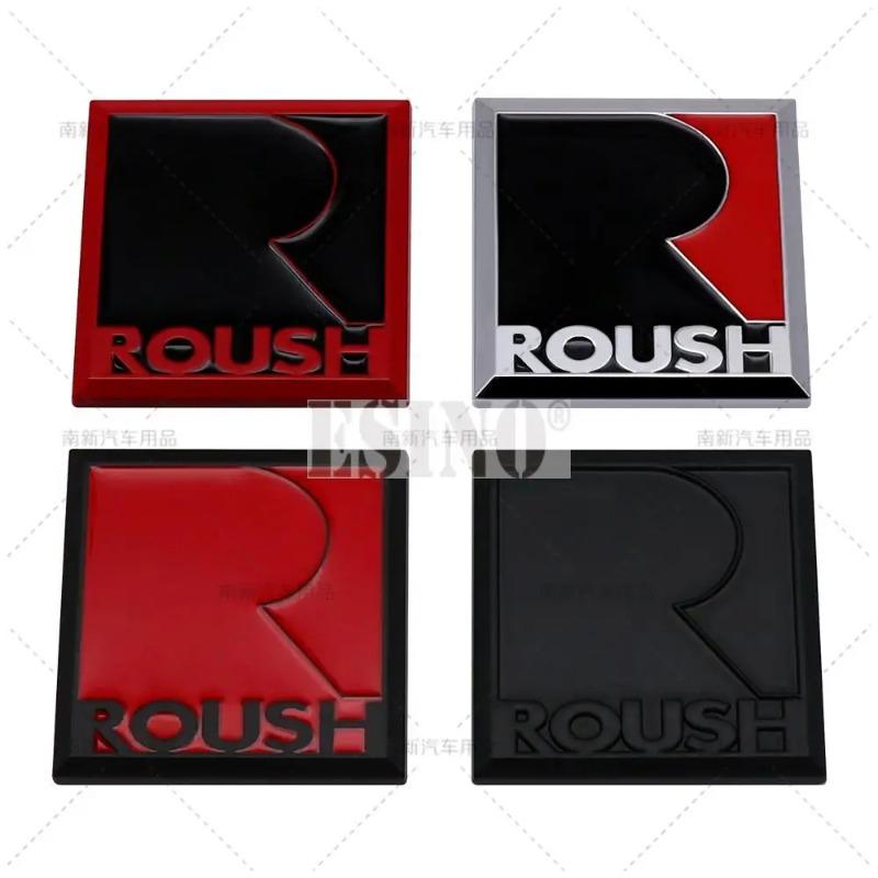 1PC 3D Roush Performance Car Trunk Metal Alloy Adhesive Badge Emblem Body Tailgate Accessories For Mustang Shelby GT GT 500