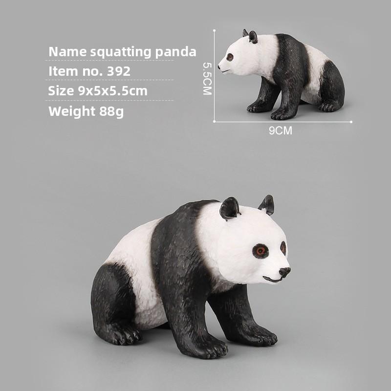 Wildtier Zoo Spielzeug Mit Realistischen Panda Figuren Für Kinder Pädagogisches Spielen