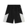 Li-Ning Loose Knit Embroidered Elastic Sports Shorts Men Shorts Black AKSU593-3
