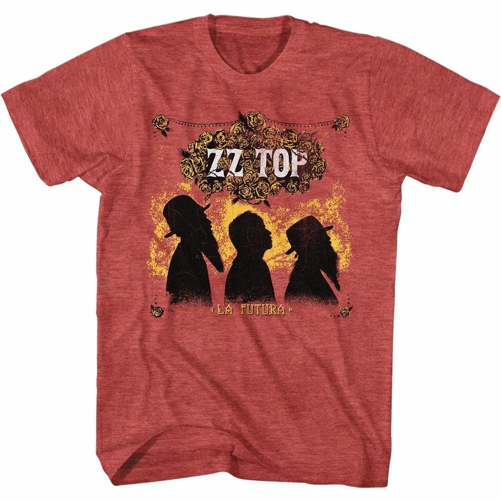 

ZZ Top La Futura Red Heather Adult T-Shirt S