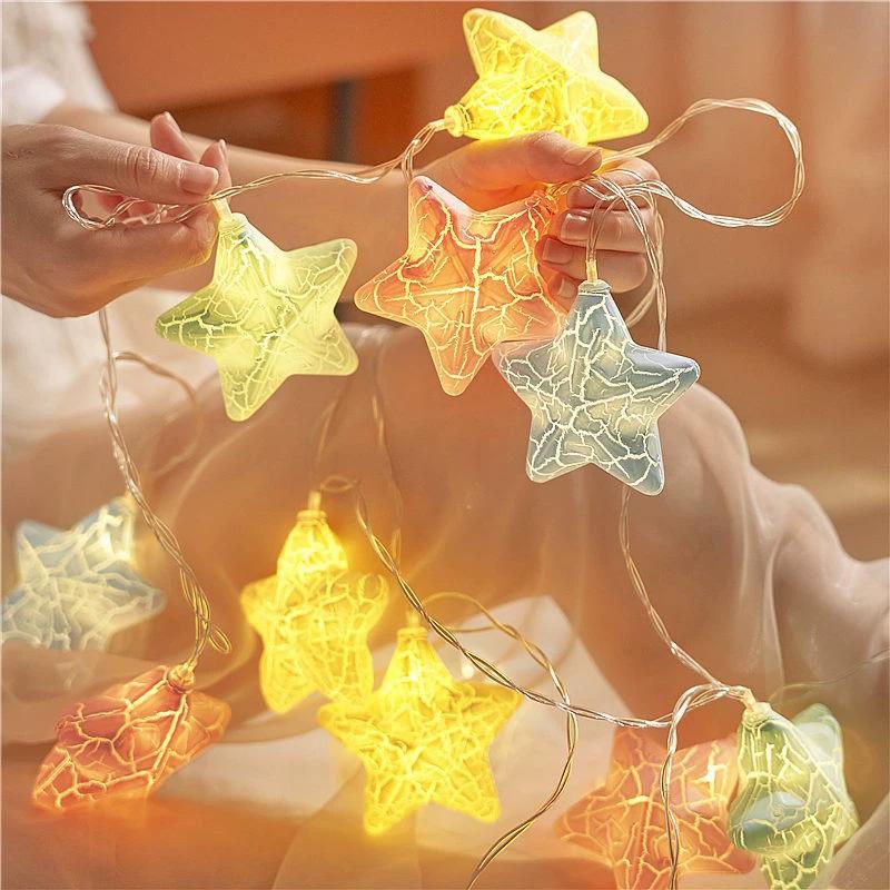 10LED LED Garland 150CM Fairy Lights Home Party Decoration Mushroom Waterproof Warm White Battery Powered String Lights