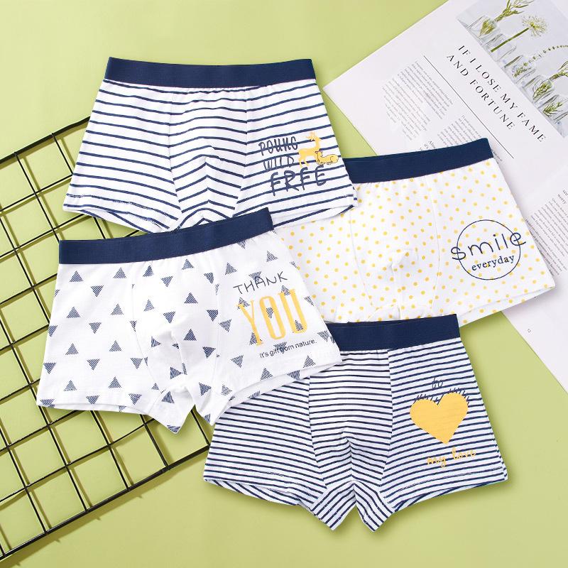 

Дышащие боксеры для мальчиков: Удобное нижнее белье для детей и подростков 3XL: Height 135-150 cm, Weight 58-80 jin