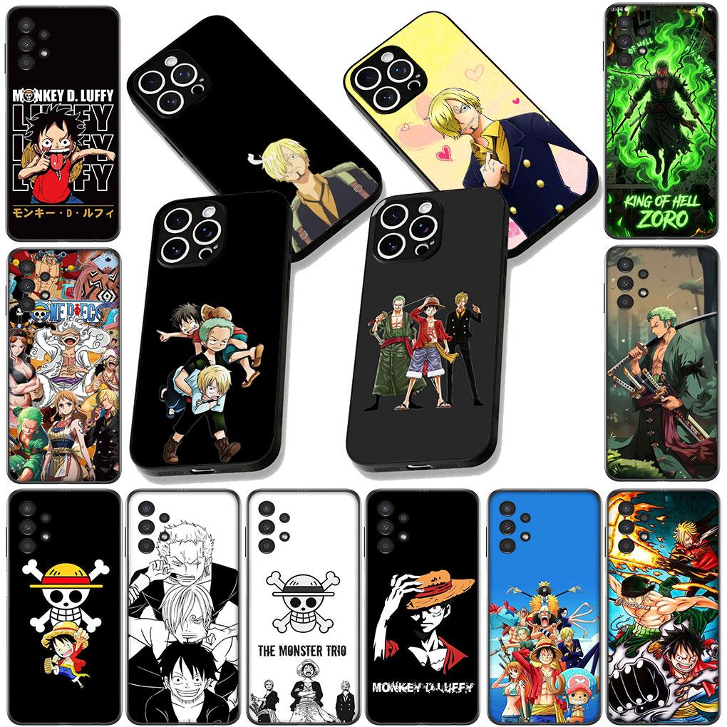 Cover for Apple iPhone 13 12 Mini XS 11 Pro Max 7 8 Plus XR SE 2022 2020 SE3 Coque Phone Case Sanji Roronoa Zoro One Piece Luffy