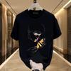American Trendy Brand Pure Cotton Men'S Printed Short-Sleeved T-Shirt Trendy Men'S And Women'S Casual Round Neck T-Shirt Men'S