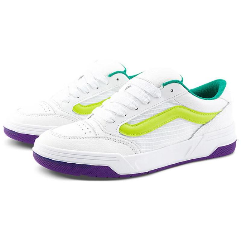 Vans HYLANE Collection Low Top Skateboard Shoes Unisex White Green Sneakers VN000D1J133
