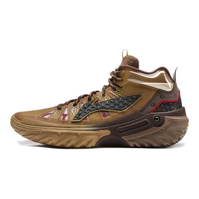 Li Ning Jiao Ao 2 High Xuan Guang Special Edition Shoes Men Basketball Shoes Brown ABFV059-1