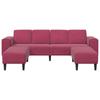 Living Room Sofa Set 3 pcs Burgundy 250 x 188 x 76 cm