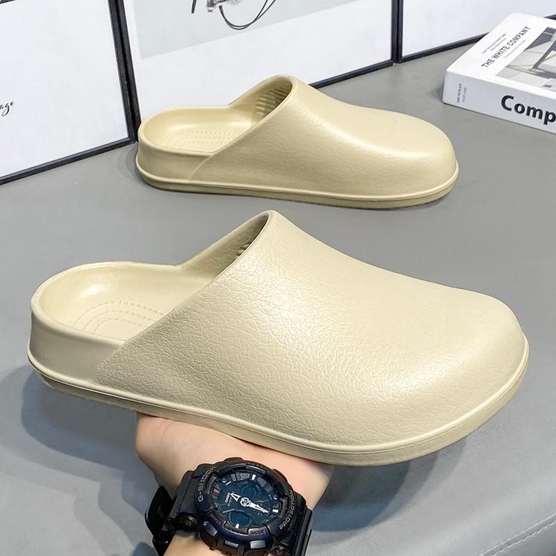 Módní Litfun Nové EVA Dřeváky Pantofle Pro Muže Módní Měkká Podrážka Protiskluzové Plážové Sandály Letní Vodotěsné Zahradní Boty Pohodlné Domácí Pantofle