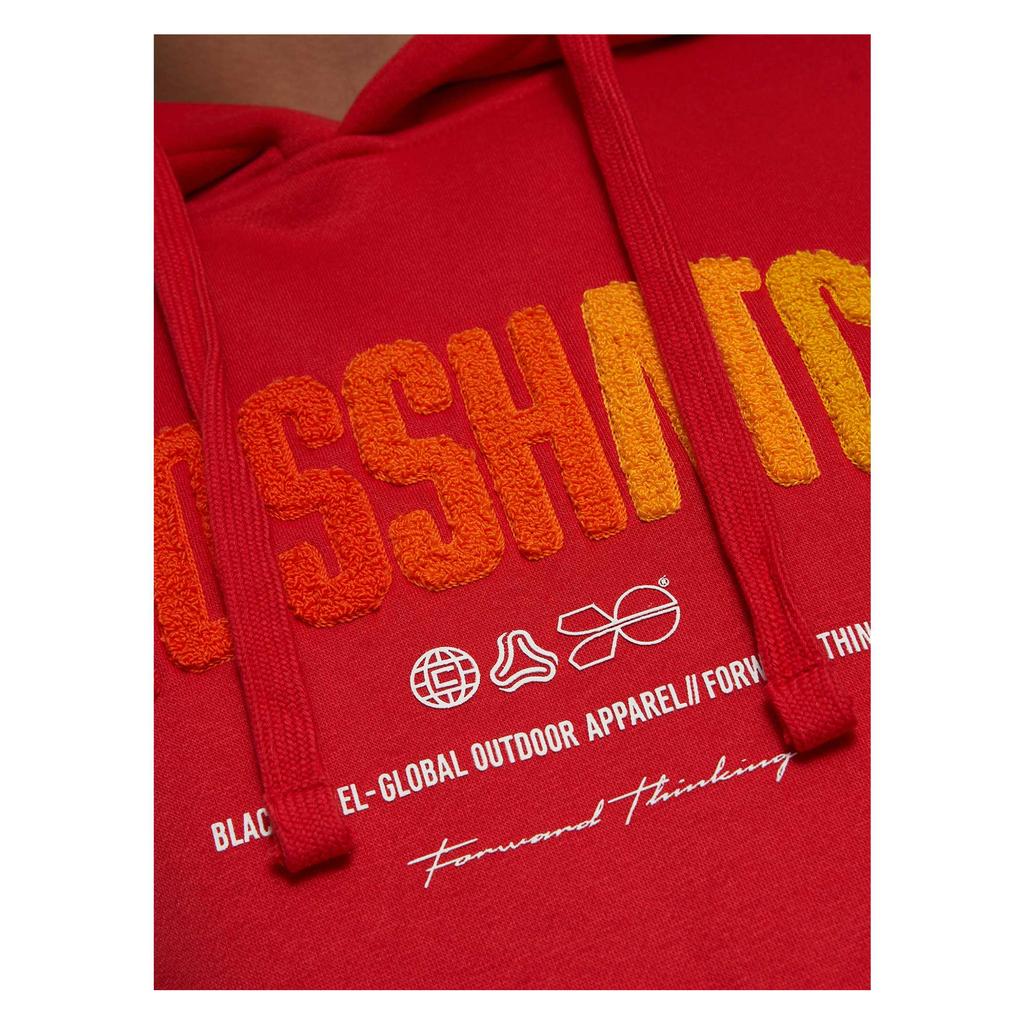 Crosshatch Mens Flocked Hoodie