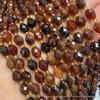 6x8mm Faceted Oval Natural Stone and Crystal Beads for DIY Jewelry