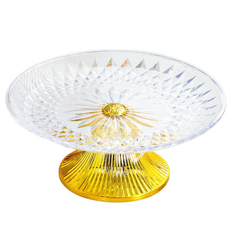Elegant Snack Plate for Coffee Table: Ideal for Fruit, Desserts, Afternoon Tea, and Candy.