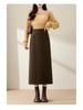 2026 Women's High-End A-Line Midi Skirt: Elegant, Slim-Fit, Hip-Hugging for Spring/Summer
