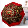 Portuguese Heritage Emblem Folding umbrella 8 paraphenoid bones Suitable for all seasons Umbrella Gift outdoor