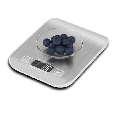 Mini Digital Scale 10kg/22lb Kitchen Scale Food Scale Coffee Scale 6Units Auto Off Tare Stainless Steel Complementary Battery E