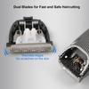Hair Trimmer USB Charging Safe Automatic Hair Suction Electric Hair Clipper with 4 Guide Combs for Men Home