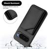 For Google Pixel 10 Pro/10 Case Card Holder Kickstand Skin-Touch Phone Cover with Wrist Strap
