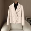 Petite Spring 2026 Lapel Double-Faced Wool Coat in New Style for Women