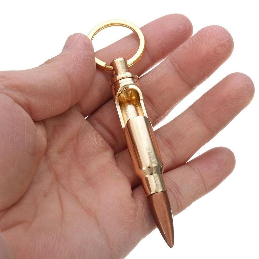 Bullet Shell Shape Bottle Opener Beer Soda Gold Keychain Key Ring Bar Tool Gifts