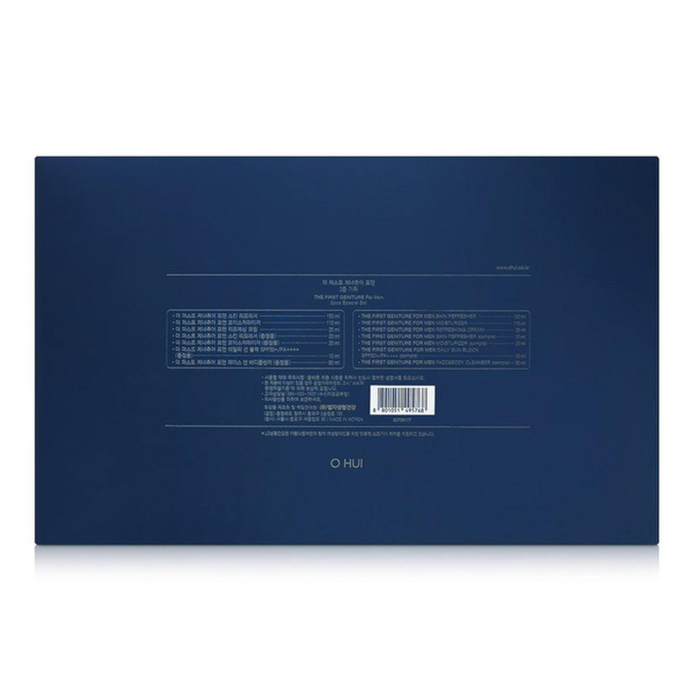 Ohui The First Genuine for Men Basic Cosmetics 3-piece Gift Set Includes Skin 150, Moisturizer 110, Cream 25 (ml), and Additional Items