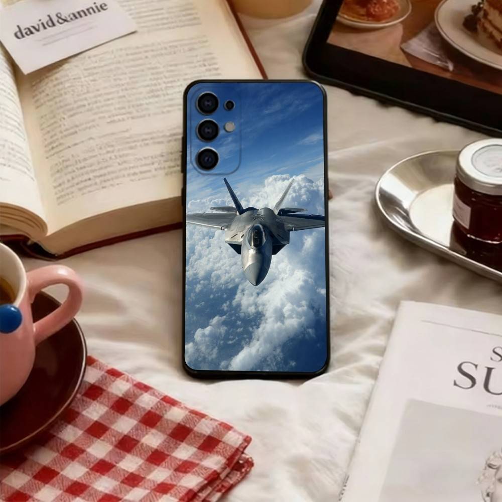Fighter Jets Take Off Phone Case For Samsung S25,S24,S21,S22,S23,S30,Ultra,S20,Plus,Fe,Lite,Note,10,Black Cover