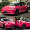 Car PET Film: Beetroot Purple, Glacier Blue, Piano White, Glossy Black - Full Vehicle Color Change Wrap.